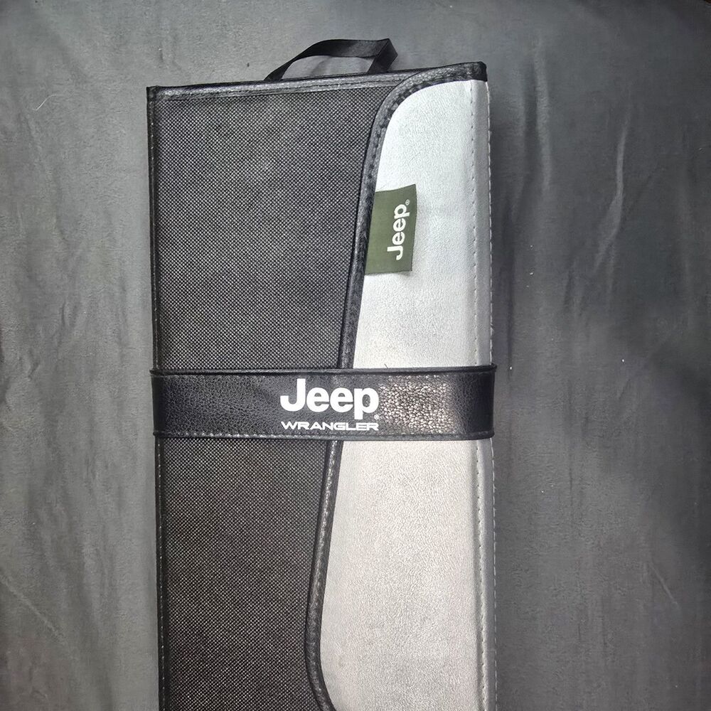 Jeep Wrangler OEM Windshield Sun Shade Visor Window Mopar Official Jeep Merch